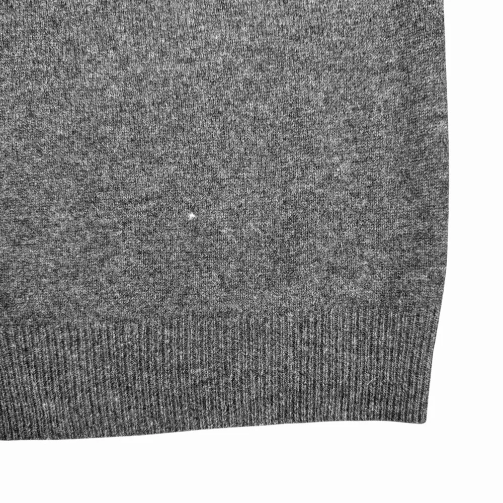 Vintage Polo Ralph Lauren Lambs Wool Knit Polo Pullover Sweater Men’s Large Gray